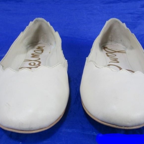 Sam Edelman Augusta Women's Nude Soft Leather Flats Size 8 w/Box - Picture 2 of 6